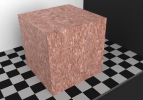 Texture pavés - Travertin rouge 60x60 aligné