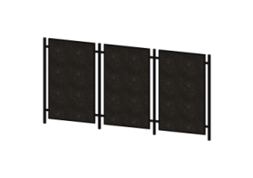 Cerca 3D - Painel de malha expandida