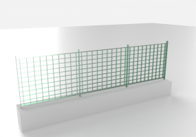 Vallado 3D - Recinzione metallo maglia quadrata