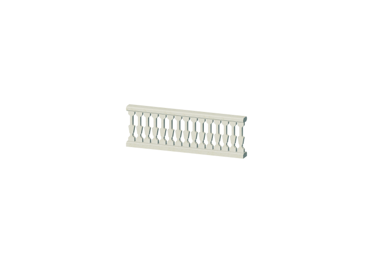 3D Balustrade - Flared flat columns - ACCA software 3D Balustrade - Flared flat columns - ACCA software