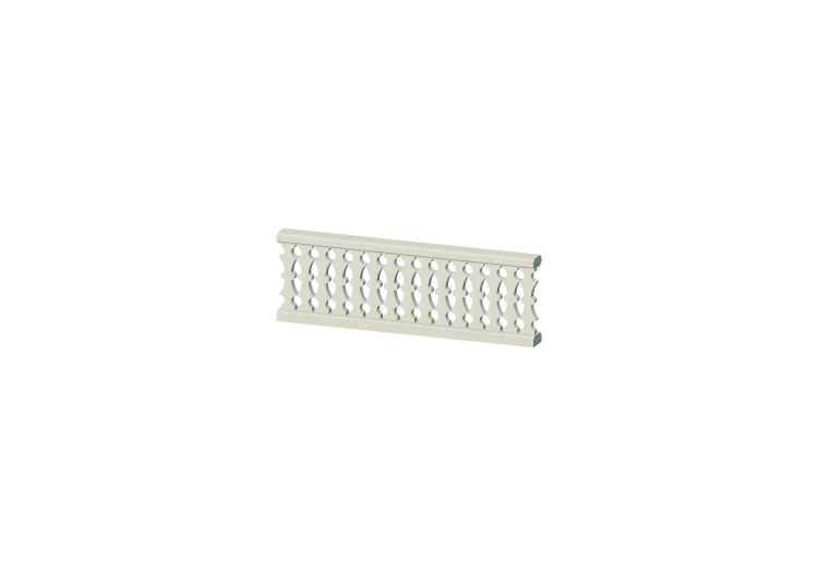 3D Balustrade - Decorated bulged columns - ACCA software 3D Balustrade - Decorated bulged columns - ACCA software