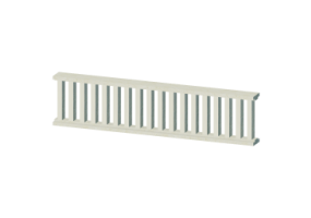 Balustrades 3D - Colonnes rectangulaire