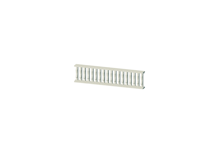 Balaustradas 3D - Pilastras retangulares com duas panças -... Balaustradas 3D - Pilastras retangulares com duas panças -...