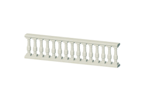 Balustrades 3D - Colonnes &eacute;vas&eacute;es