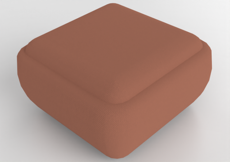 3D Sofa - Fabric Pouf - Artzzi - Numb - ACCA software