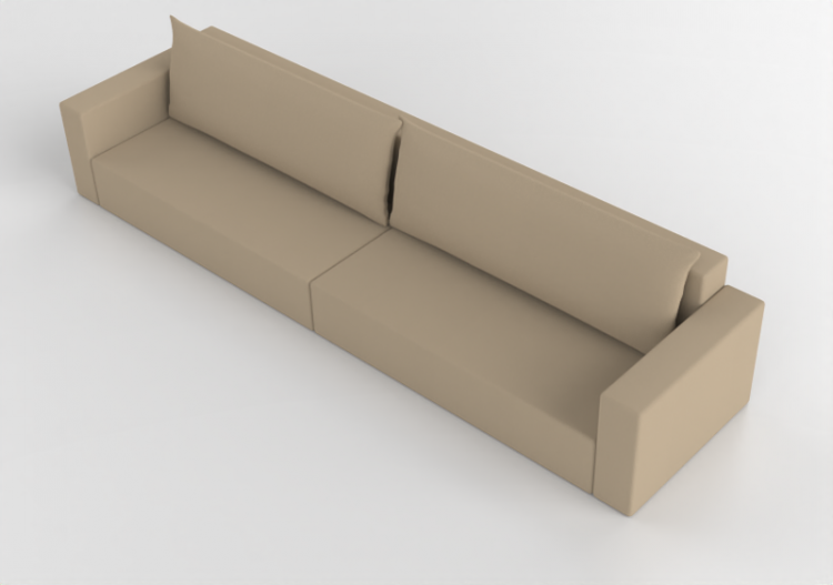 3D Sofa - Fabric sofa - Artzzi - Cubo - ACCA software