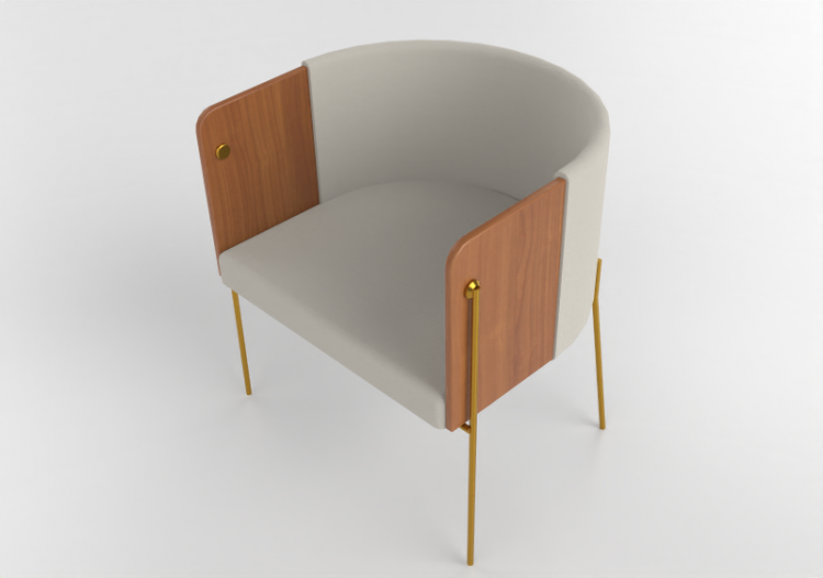 3D Sessel und Sofas - Sessel aus Stoff - Artzzi - Dot -...