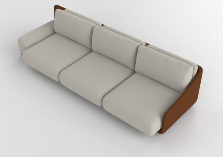 3D Sessel und Sofas - Sofa aus Stoff - Artzzi - Condado -...