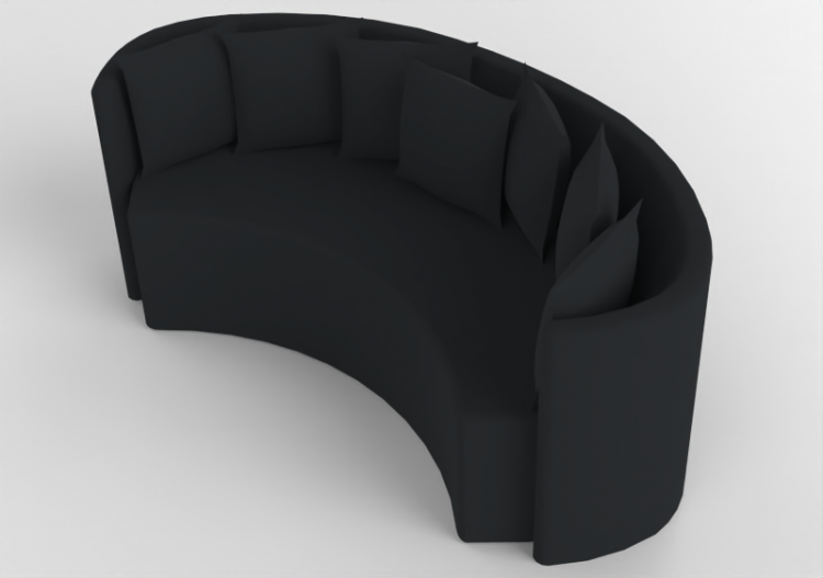 3D Sofa - Fabric sofa - Artzzi - Dom - ACCA software