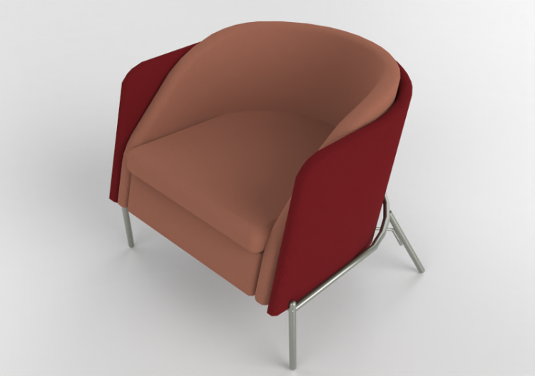 3D Sessel und Sofas - Sessel aus Stoff - Artzzi - Iggy -...
