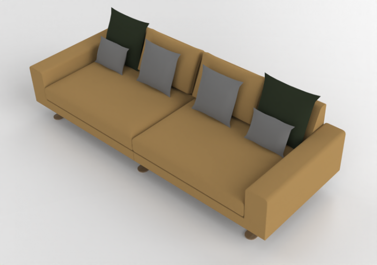 3D Sessel und Sofas - Sofa aus Stoff - Artzzi - Ark - ACCA...