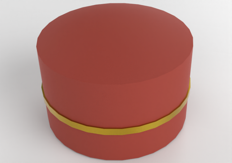 3D Sofa - Fabric Pouf - Artzzi - Serena - ACCA software