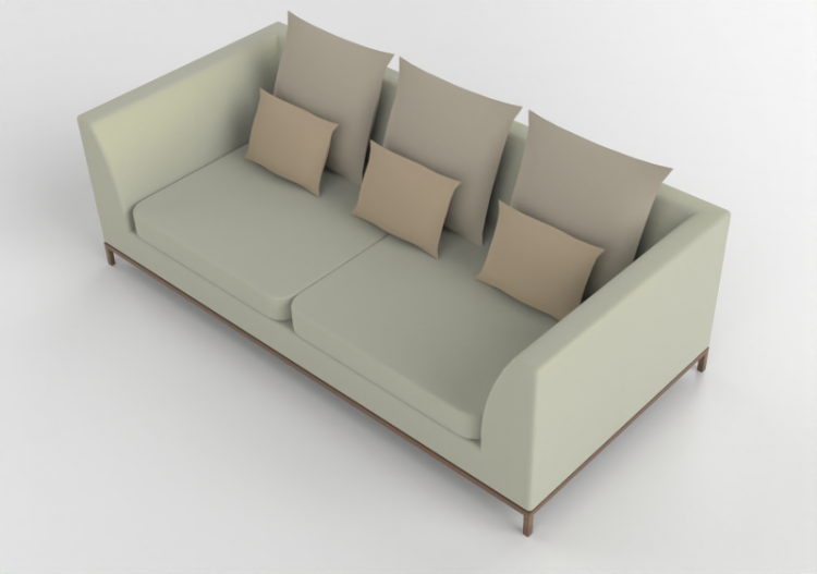 3D Sofa - Fabric sofa - Artzzi - Hall - ACCA software