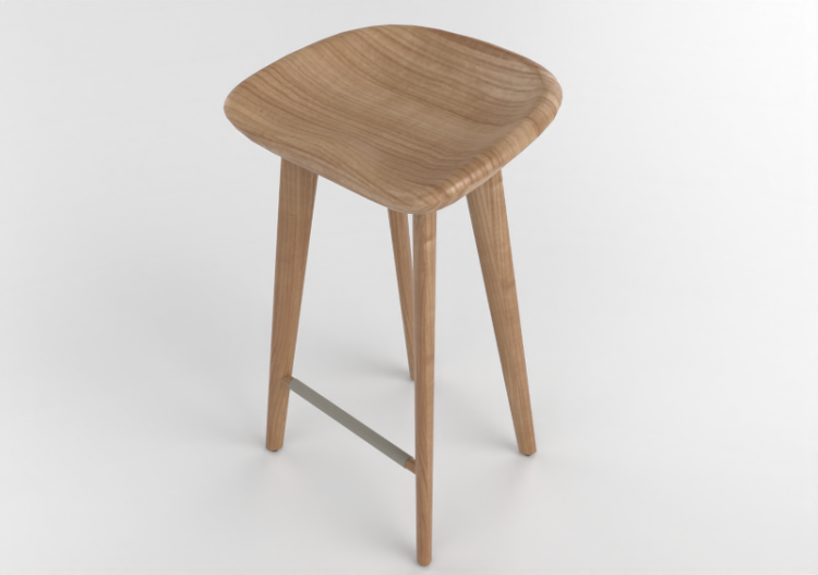 Chaises 3D - Tabouret en bois - Artzzi - Cavaletta - ACCA...