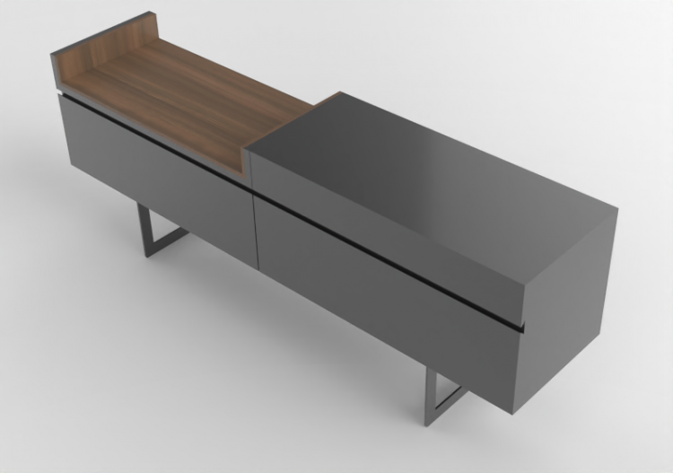 Wardrobes and Cabinets 3D - Wooden sideboard - Artzzi -...