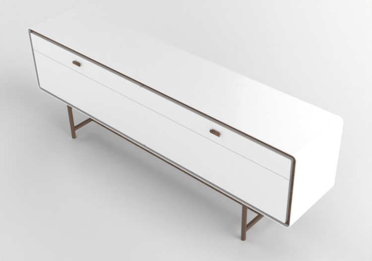 Wardrobes and Cabinets 3D - Sideboard in lacquered wood -...