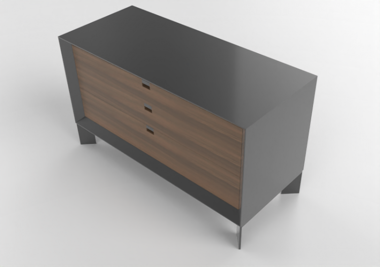 Wardrobes and Cabinets 3D - Wooden bedside cabinet - Artzzi...