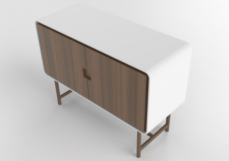 Wardrobes and Cabinets 3D - Wooden sideboard - Artzzi -...