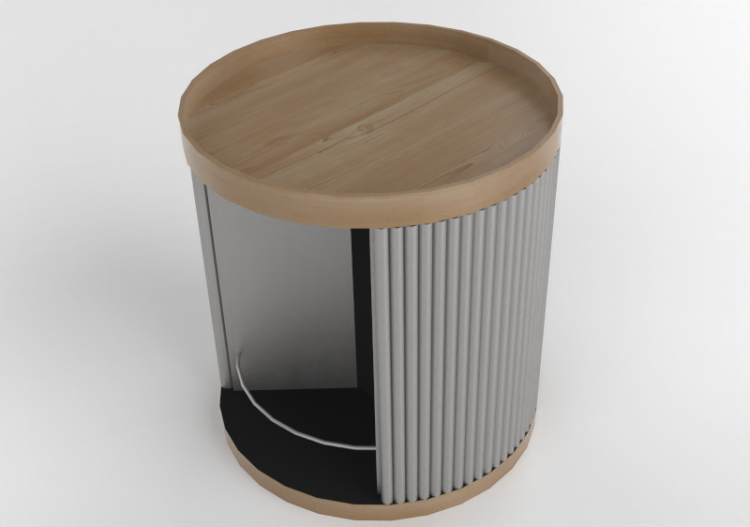 Accesorios 3D - Carro de bar en metal - Artzzi - Quatro -...