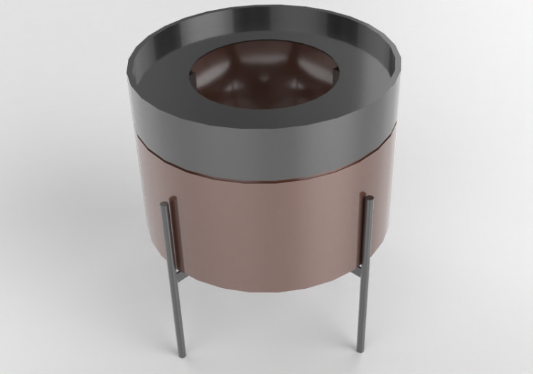 Accessoires 3D - Porte vase en bois - Artzzi - Manila -...