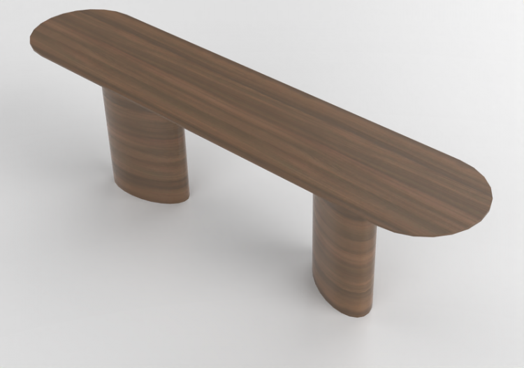 3D Tables - Wood Console Table - Artzzi - Litoral - ACCA...
