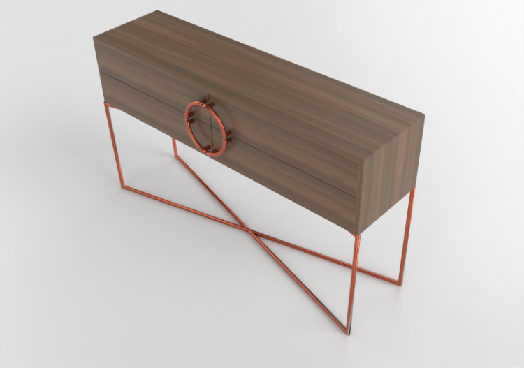 Mesas 3D - Mesa consola en madera - Artzzi - Berlim - ACCA...