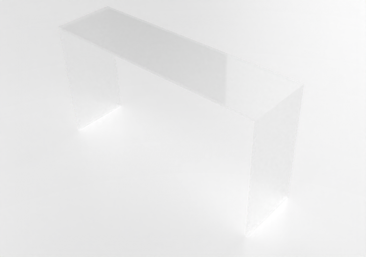 3D Tisch - Konsolentisch aus Glas - Artzzi - Trave - ACCA...