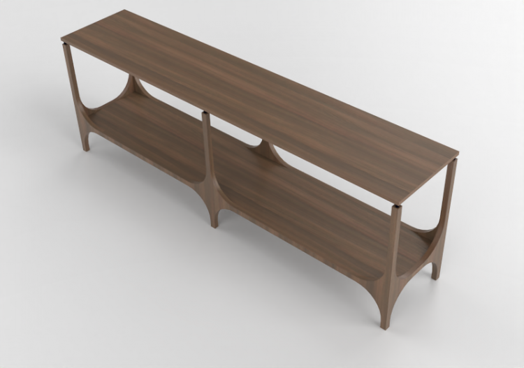 Tavoli 3D - Tavolo consolle in legno - Artzzi - Suprema -...