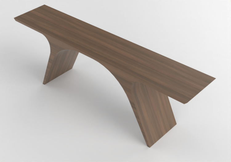 Mesas 3D - Mesa consola en madera - Artzzi - Sutra - ACCA...