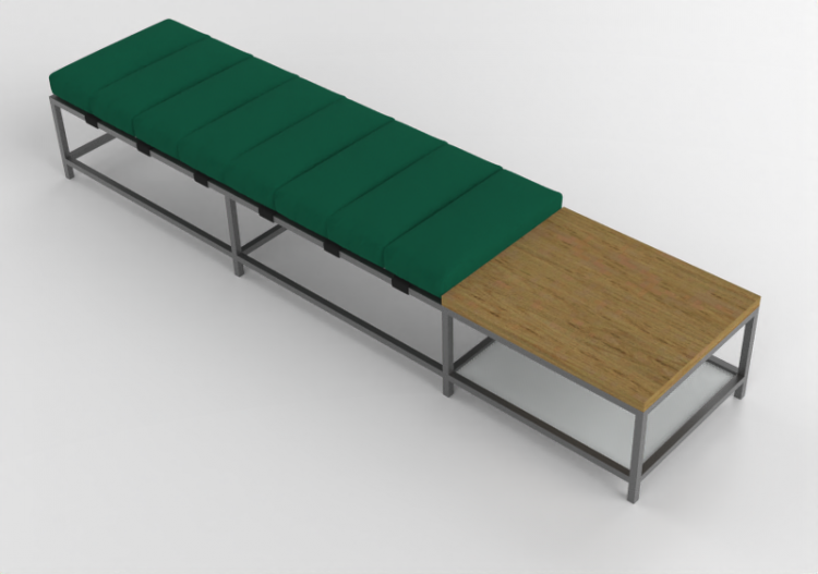 Bancos 3D - Banco de madeira - Artzzi - Goma - ACCA...