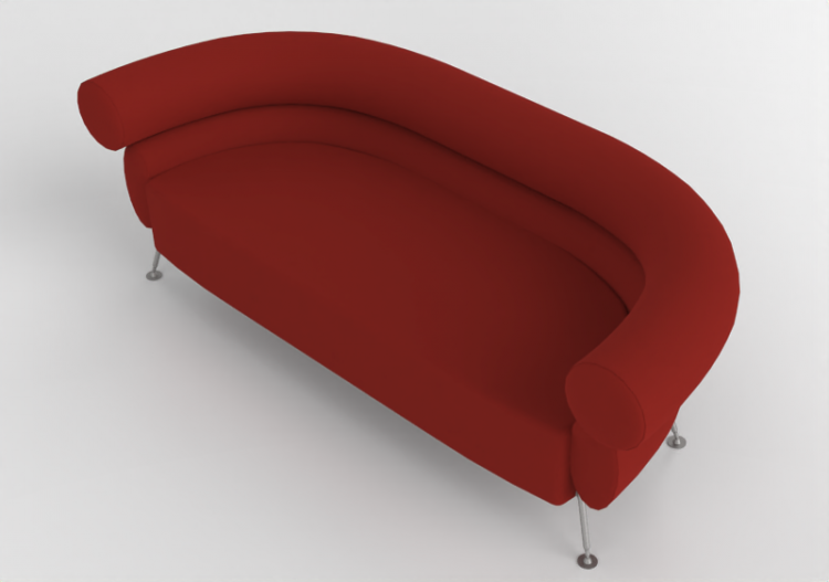 Poltronas y Sofás 3D - Sofá de tejido - Meritalia -...