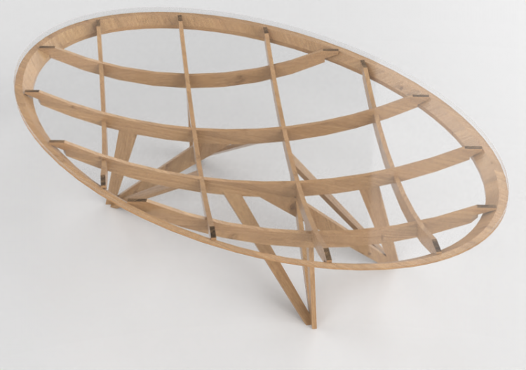 3D Tisch - Kristall-Tisch - Meritalia - Opera - ACCA...