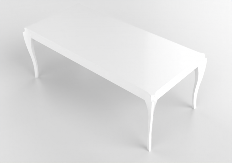 3D Tisch - Tisch aus lacckiertem Holz - Meritalia - Resole...