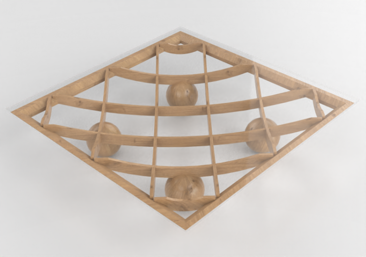 3D Tables - Crystal top Table - Meritalia - Opera - ACCA...