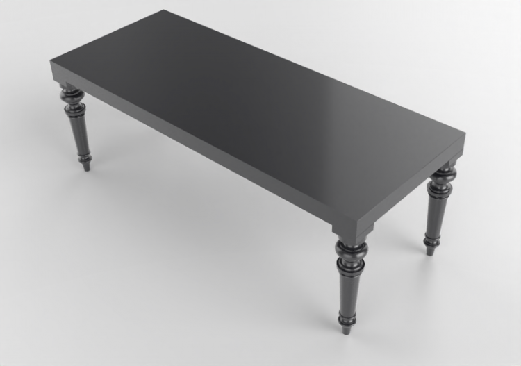 Mesas 3D - Mesa de madera lacada - Meritalia - Chiavari -...