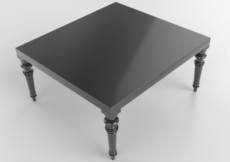 Mesas 3D - Mesa de madera lacada - Meritalia - Chiavari -...