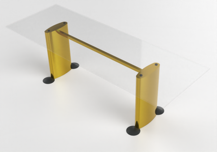 Mesas 3D - Mesa de cristal - Meritalia - Auriga - ACCA...