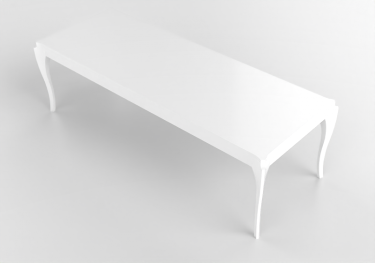 Mesas 3D - Mesa de madera lacada - Meritalia - Resole -...