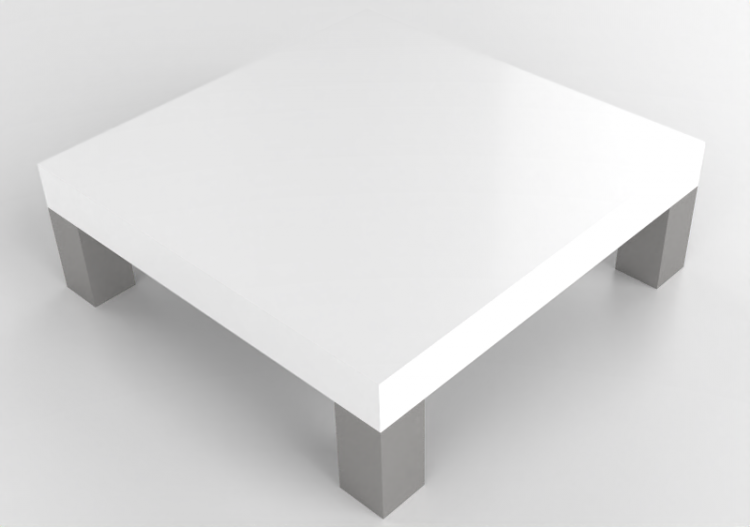 Mesas 3D - Mesa de madera lacada - Meritalia - Classic -...