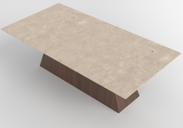 Tables 3D - Table en pierre et bois - Artzzi - Petra - ACCA...