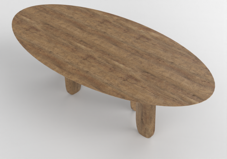 3D Tisch - Tisch aus Holz - Artzzi - U - ACCA software