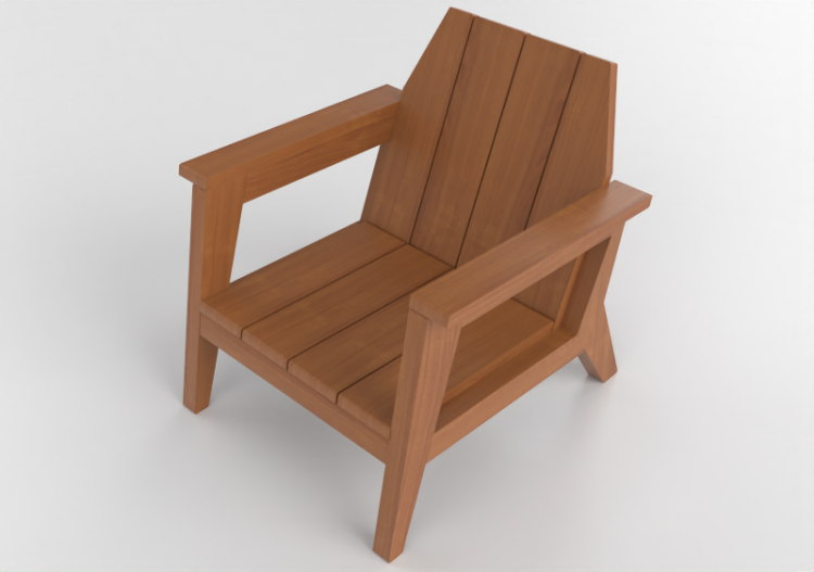 3D Sessel und Sofas - Holzsessel - Artzzi - Mucuri - ACCA...