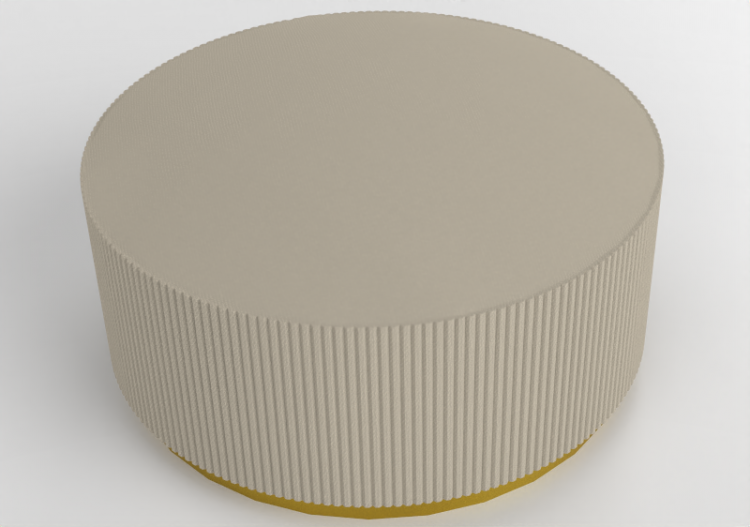 Divani 3D - Pouf in tessuto - Artzzi - Holly - ACCA...