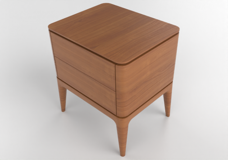Camas 3D - Mesa de cabeceira de madeira - Artzzi - Thae -...