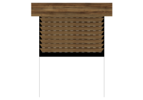 3D Fixture - Roller Shutter blind [R]