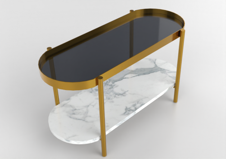 3D Tisch - Couchtisch aus Marmor und Glas - Artzzi - Nascar...