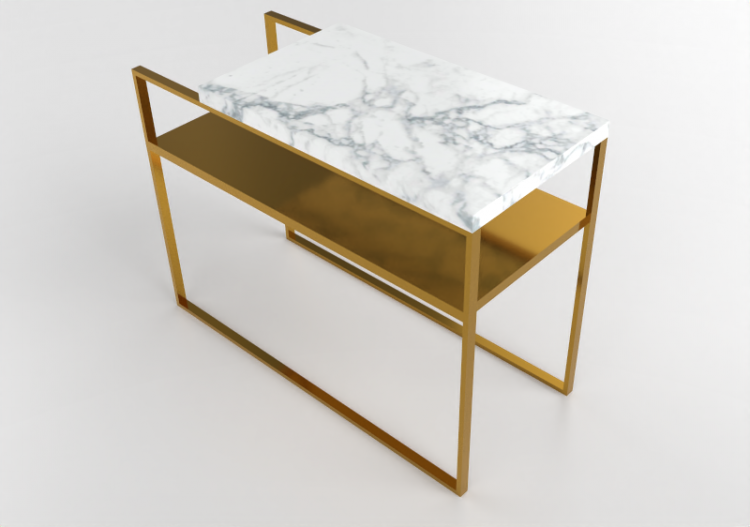3D Tisch - Couchtisch aus Marmor - Artzzi - Flat - ACCA...