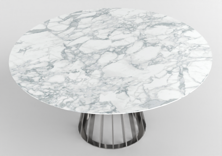 Tavoli 3D - Tavolo da pranzo in marmo - Artzzi - Croos -...