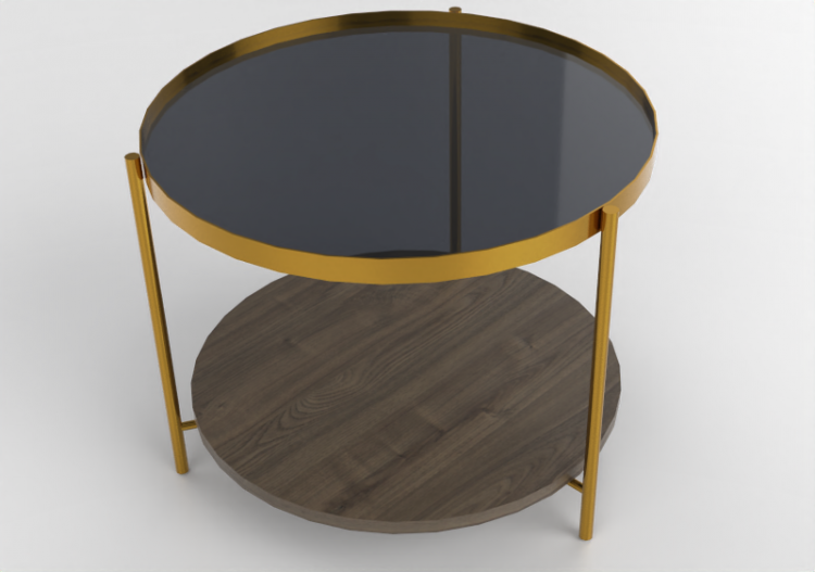 3D Tisch - Couchtisch aus Holz und Glas - Artzzi - Nascar -...