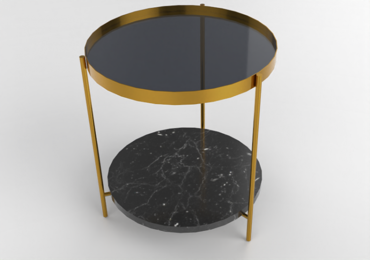 3D Tisch - Couchtisch aus Marmor und Glas - Artzzi - Nascar...